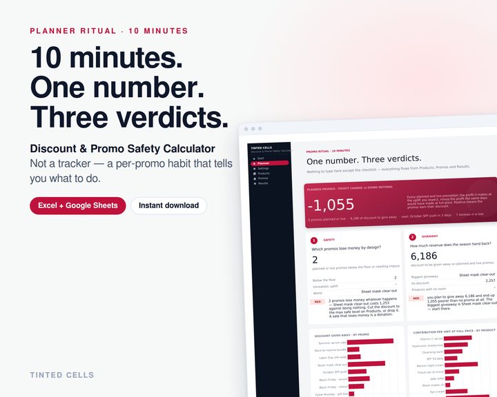 Discount & Promo Safety Calculator